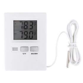 High Precision LCD Digital Indoor&Outdoor Thermometer Temperature Meter Tester Battery Powered