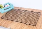 Loaf Cooling Mesh Non Stick Wire Rack, Drying Rack for Cakes Breads Biscuits Cookies Cooling Rack Stand Roasting Baking