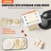 VEVOR Pasta Attachment for KitchenAid Stand Mixer, 3-IN-1 Stainless Steel Pasta Roller Cutter Set Including Pasta Sheet Roller