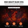 VEVOR X-Marks Fire Pit Grill Grate, Round Cooking Grate, Heavy Duty Steel Campfire BBQ Grill Grid with Handle and Support X Wire