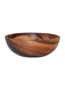 Acacia wooden bowl wooden tableware (Option: Brown-16X7cm)