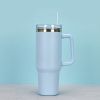 1200ml Stainless Steel Mug Coffee Cup Thermal Travel Car Auto Mugs Thermos 40 Oz Tumbler with Handle Straw Cup Drinkware New In