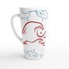 Ocean Wave Latte Mug Design By HadiArts