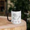 Geometric Brew Ceramic Coffee Mug Design By HadiArts