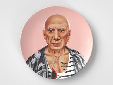 Pablo Picasso // 10" Round Plate // Artist Gift Idea (Set: Single Plate)