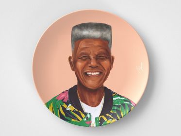 Nelson // 10" Round Plate // Political Gift Idea (Set: Single Plate)