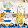 2 In 1 Oil Dispenser And Oil Sprayer, Oil Sprayer for Cooking, Cooking Oil Dispenser Sprayer, Oil Dispenser for Kitchen Spray